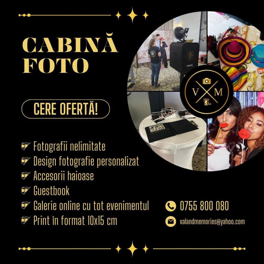 Cabinǎ foto si platforma 360•