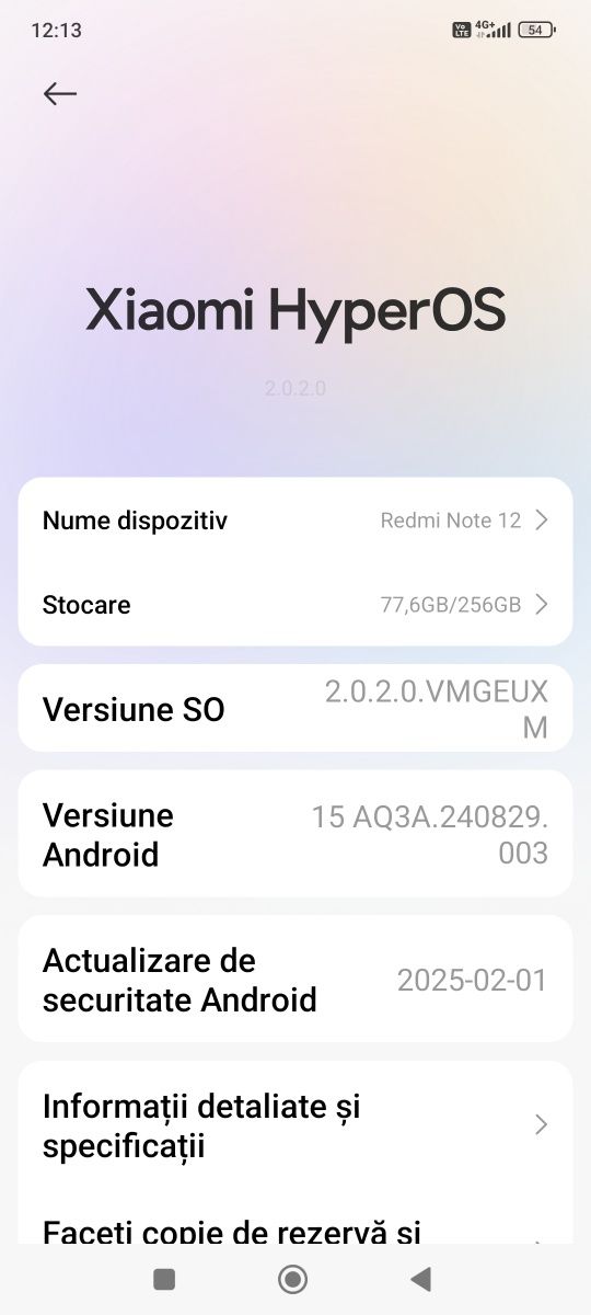 Xiaomi redmi note 12