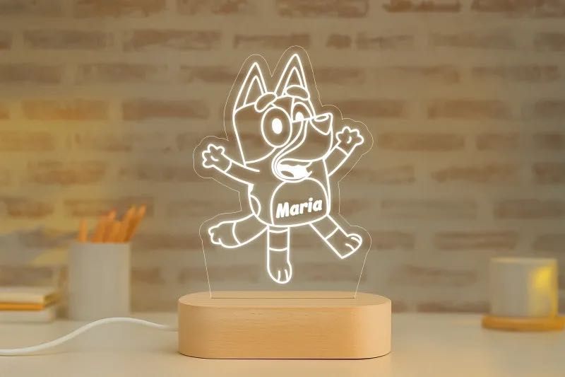 Lampa LED 3D Bluey – 189 lei – Livrare Gratuită