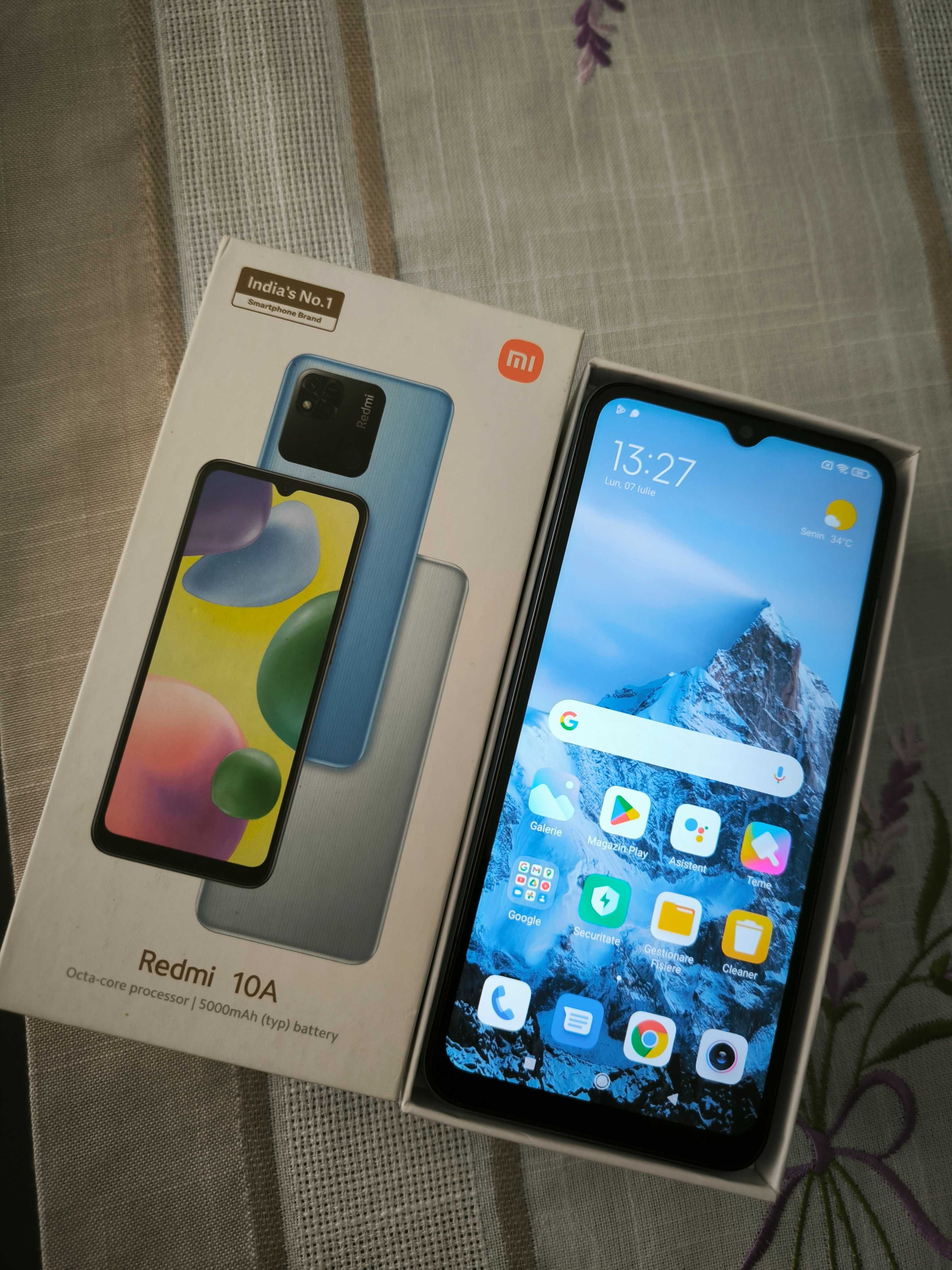 Redmi 10A , 64 Gb memorie interna , 4+1 giga ram , IMPECABIL !