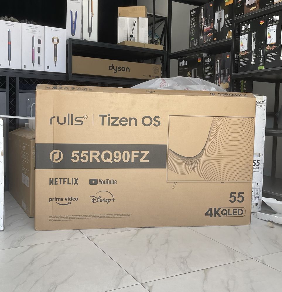 Телевизор Rulls 43/55/65 4K Qled/Led Smart Tv Доставка бесплатно