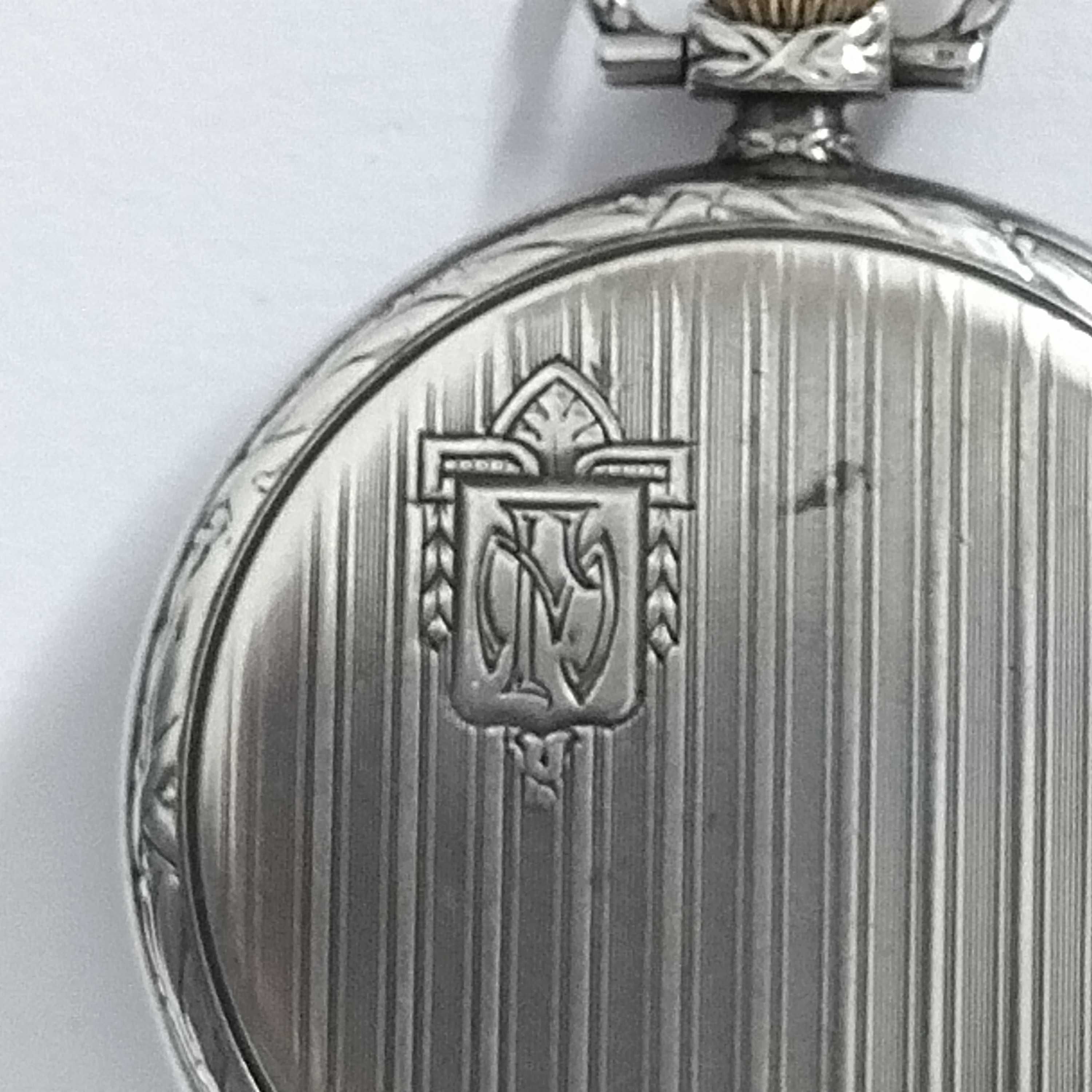 LONGINES джобен часовник, сребро/Silver 0,900, работещ, много рядък