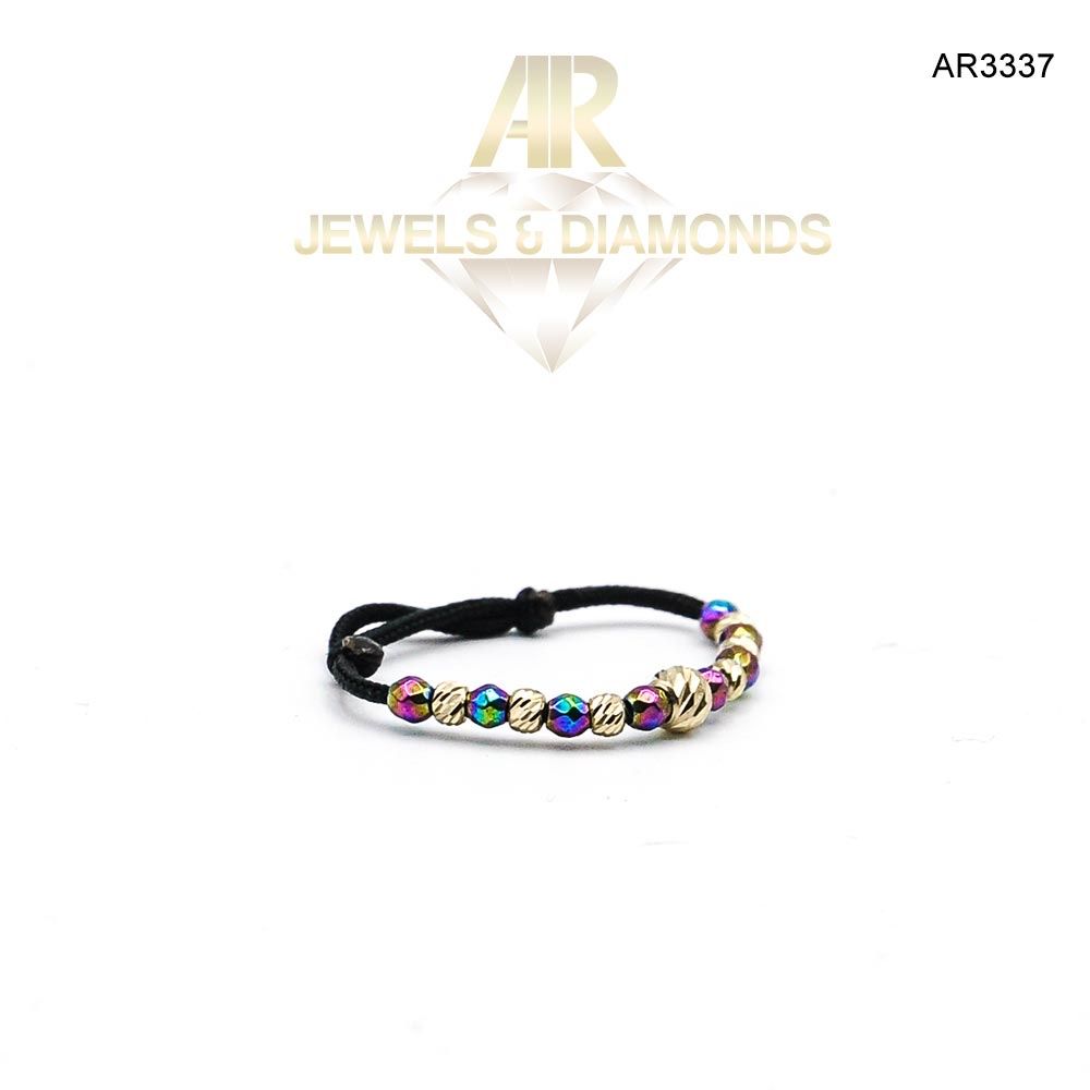 Inel Aur 14 K pe snur model nou ARJEWELS(AR3337)