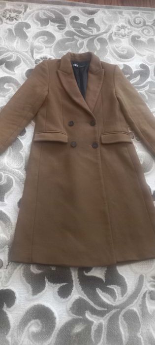 Palton Zara maro-camel, mărimea  XS