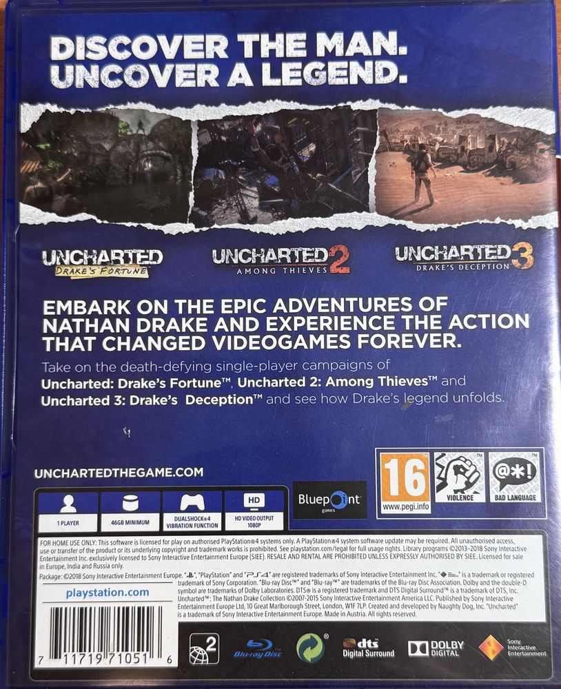 Uncharted: The Nathan Drake Collection (PS4)