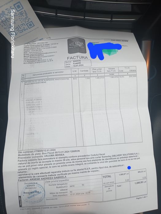 Bloc valve suspensie  perne aer