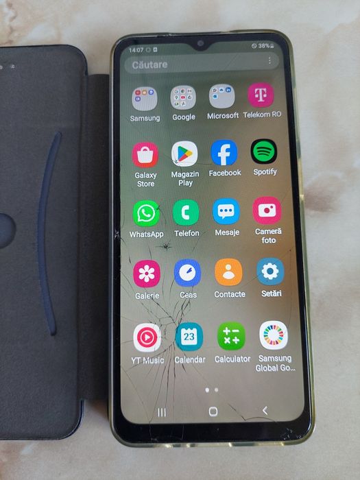 [A12] Vând Samsung Galaxy A12 albastru [sticla spartă dar funcțional]