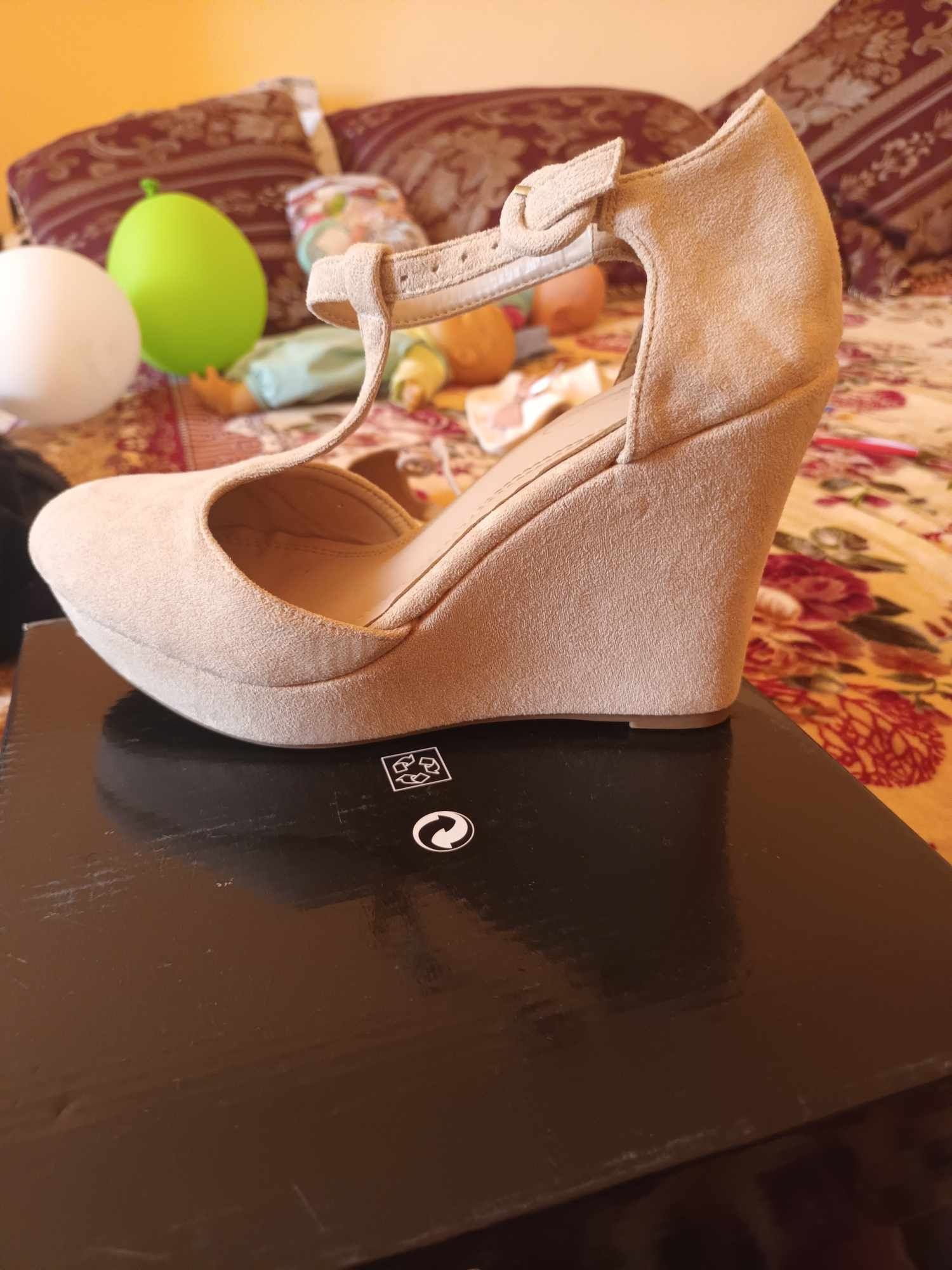 Botine elegante bej