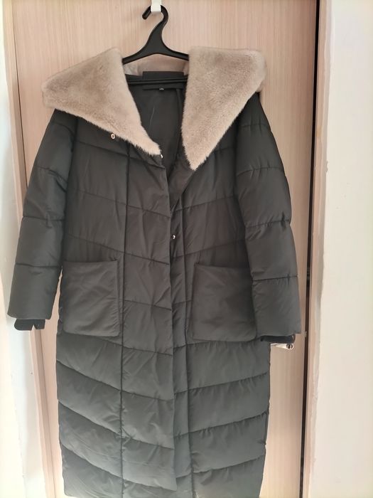 Пуховик удлиненный 48