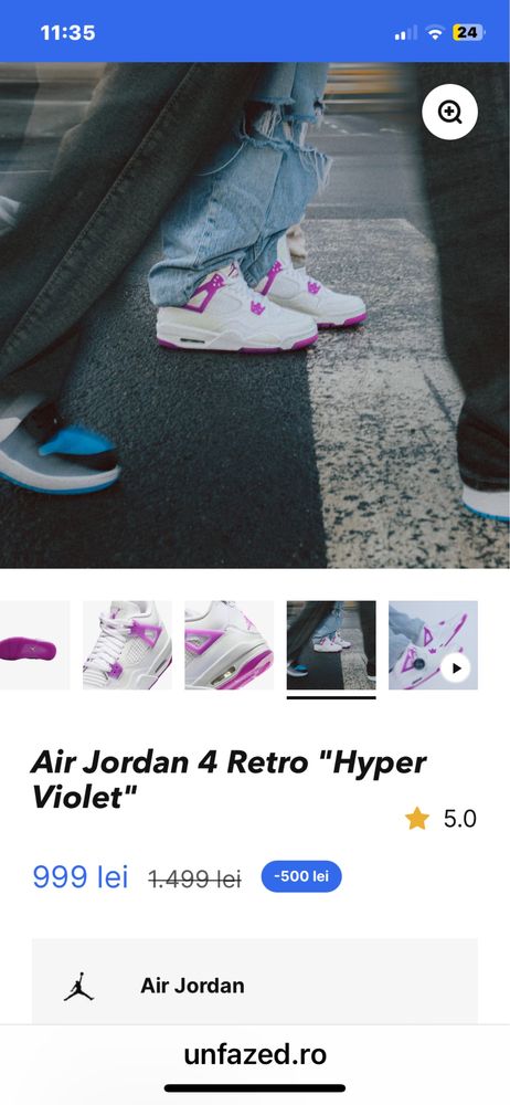 Vand , adidasi Air Jordan , nr 38,5