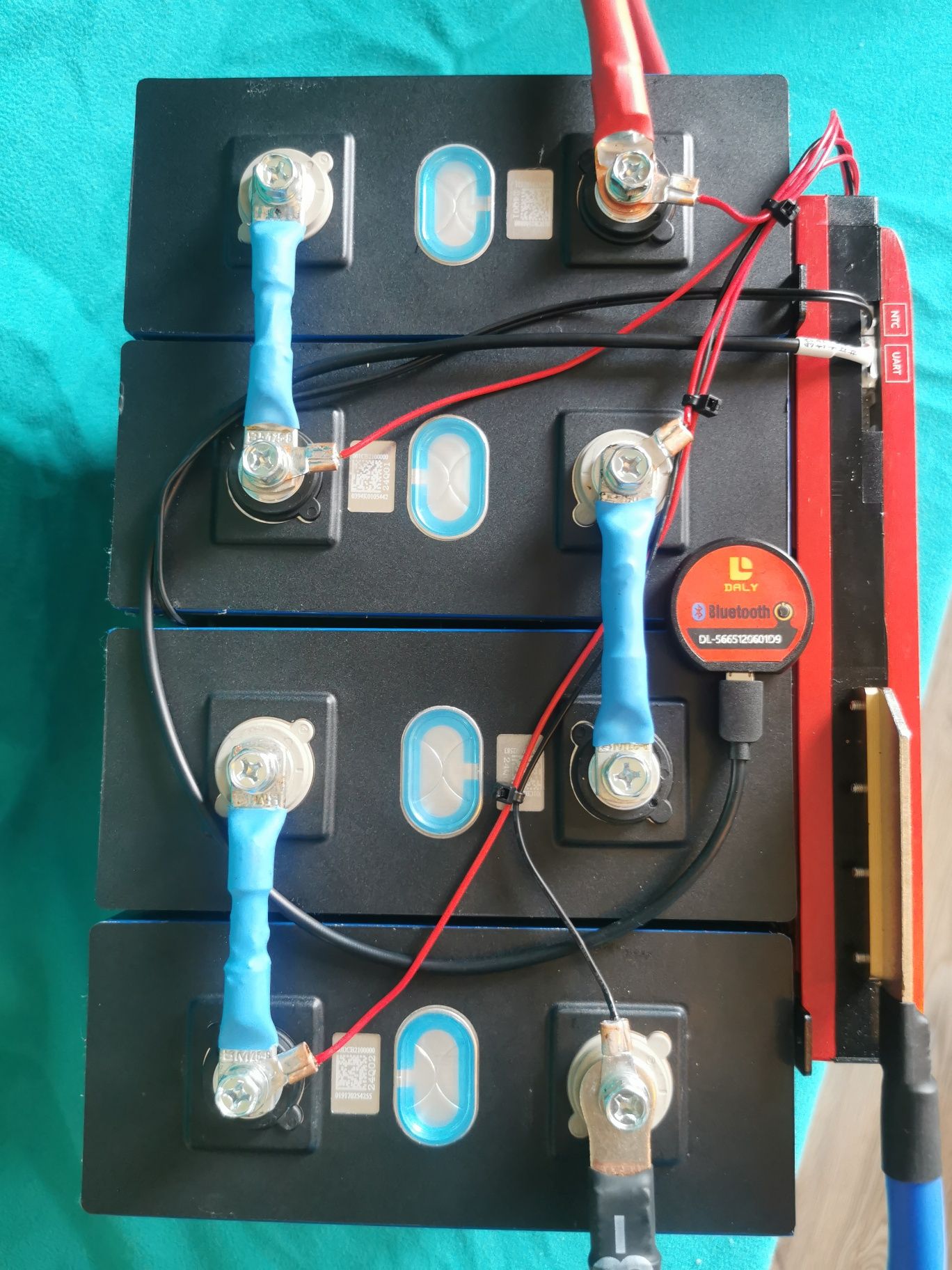 Промо ГОТОВ 12v 320ач lifepo4 Акумулатор  250A BMS Bluetoth Wifi тягов