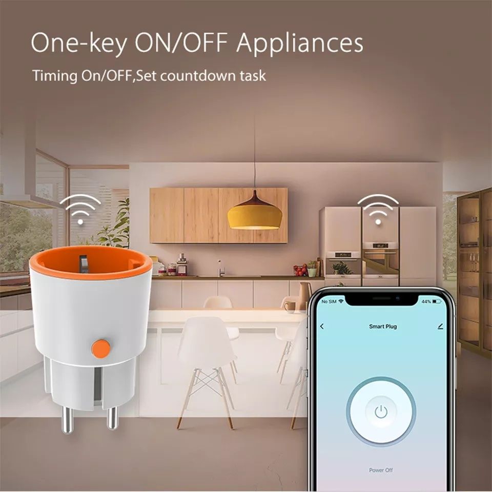 Най-компактния Tuya/Smartlife ZigBee смарт контакт 16А 3680W