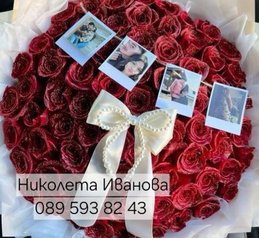 Букет от рози мече от рози вечен букет 101 рози роза