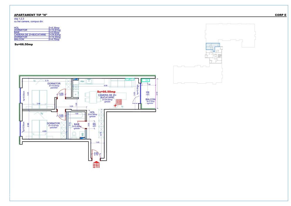 Apartament 3 camere – Calea Aradului |avans 15%