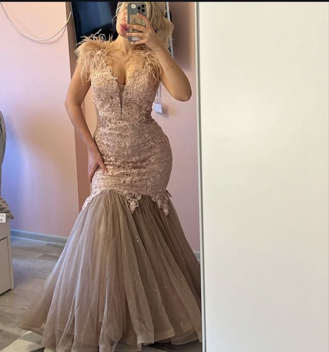 Официална пепел от рози рокля