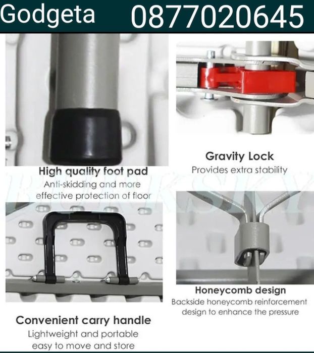 Маса за кетъринг и къмпинг 180/73 см. згъваема лесно преносимаа