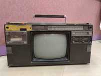 Портативная магнитола со встроенным TV и подкассетником
