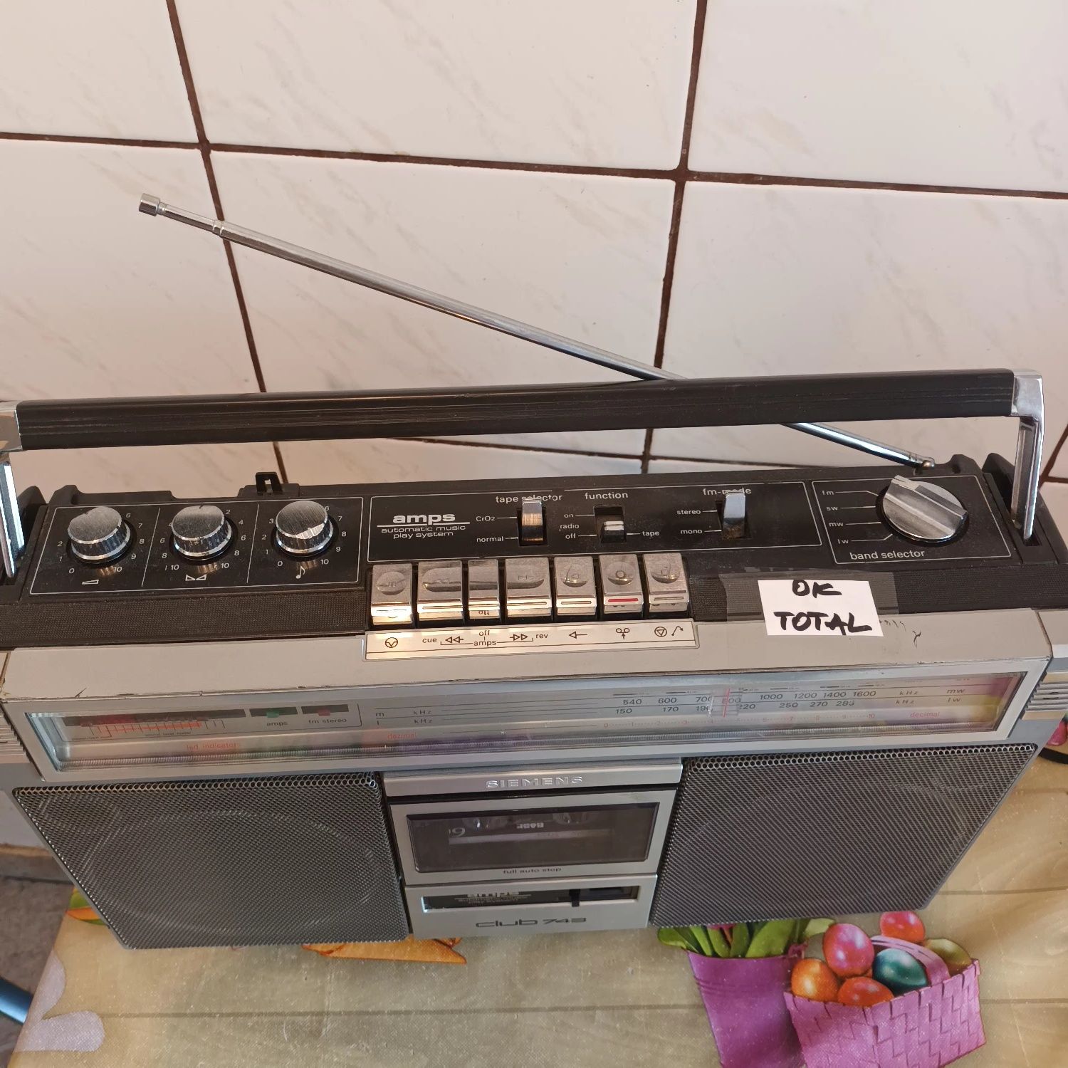 Radiocasetofon Grundig Euromatic Siemens