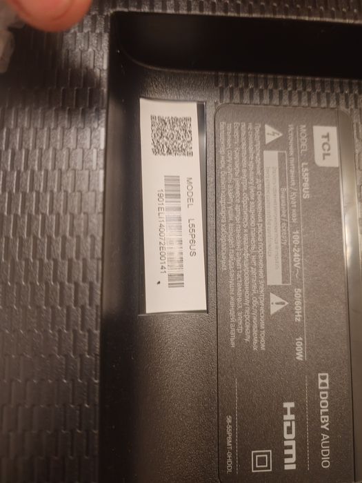 Телевизор tcl L55p6us 140см