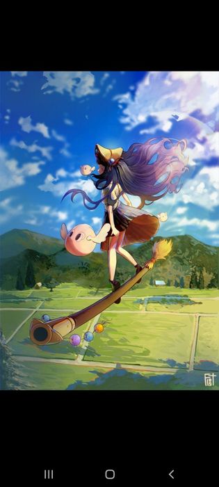 Картинка для любителей аниме.