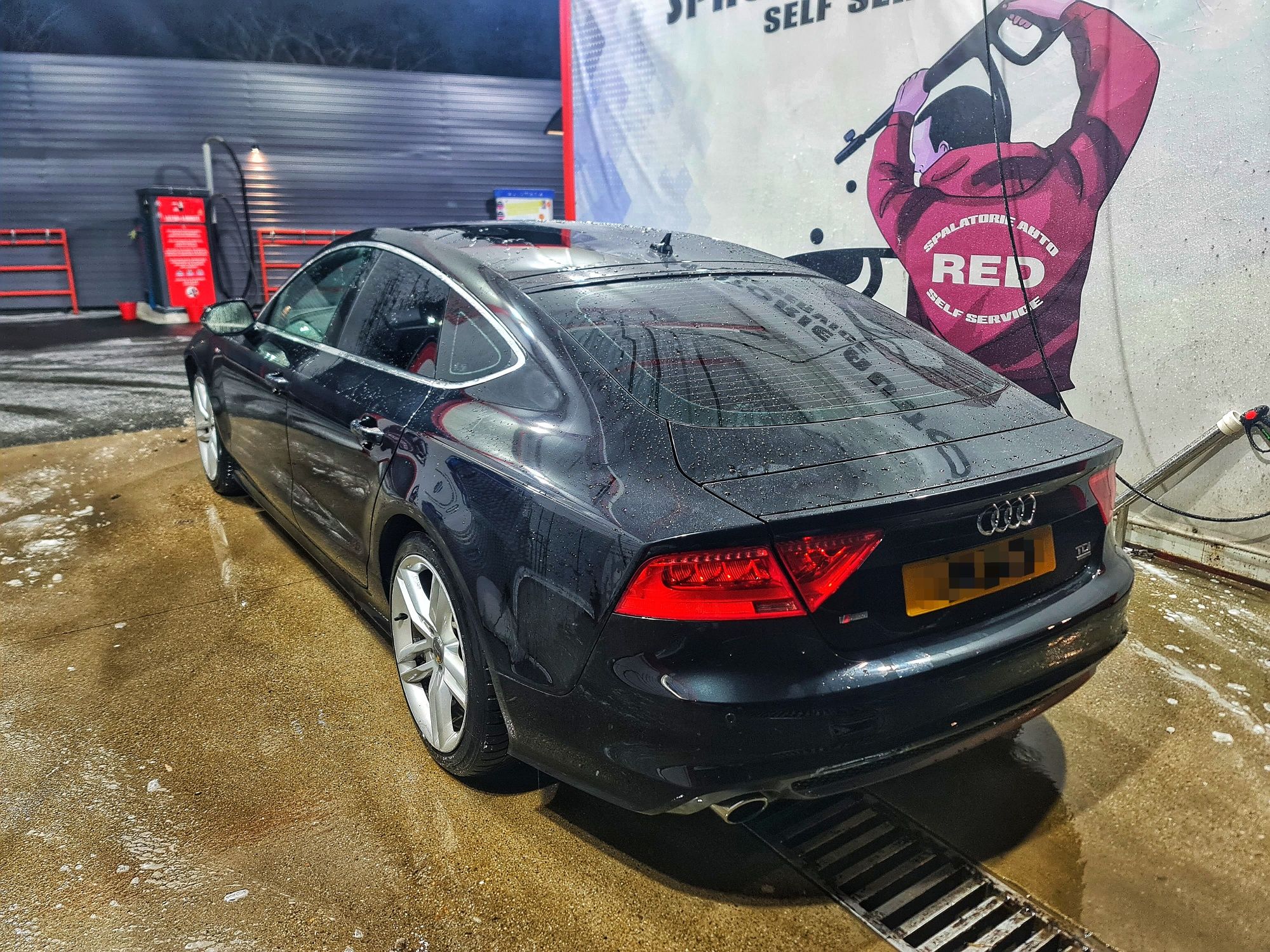 Bara Spate Sline Audi A7 Negru LZ9Y