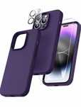 iPHONE 14/15/16/PRO/MAX/PLUS Husa Series + Folie Sticla + Folie Camera