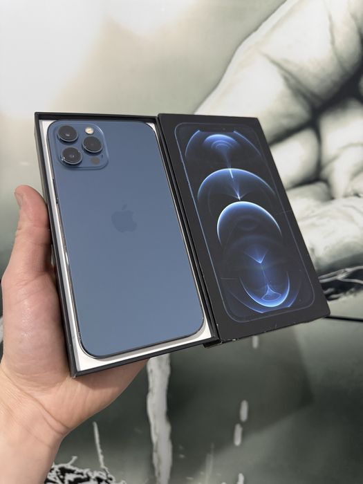 IPhone 12 Pro Max Pacific Blue Full Box
