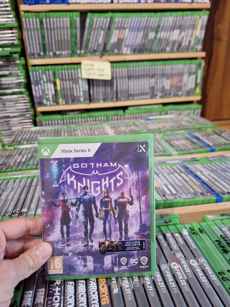 Xbox seria x gotham arkham knights sigilat + multe alte jocuri disp