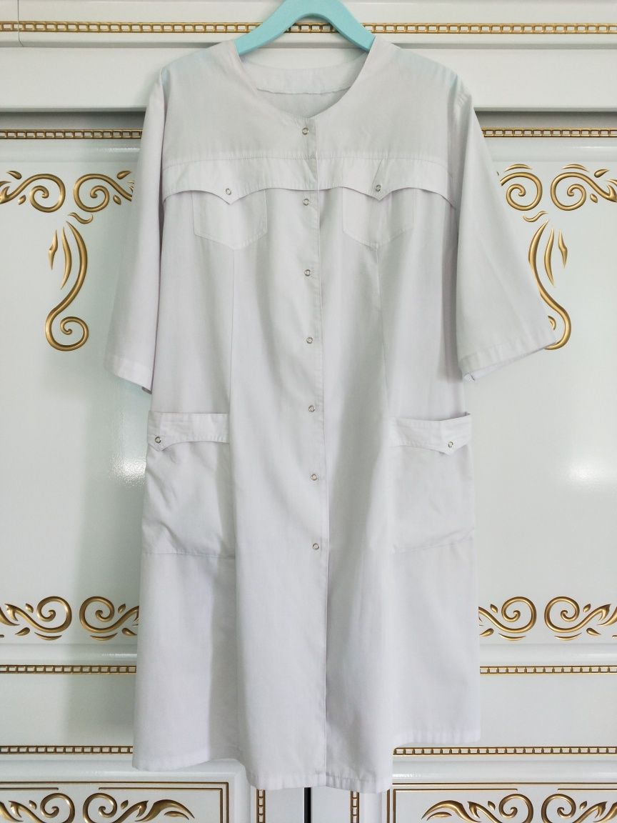 Хирургический костюм Медицинский белый халат