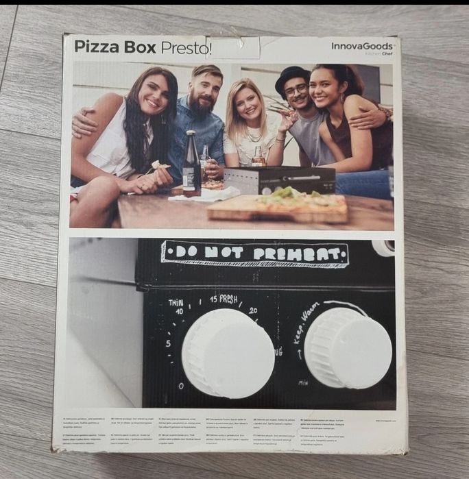 Aparat electric de facut pizza cu carte de retete Presto, INNOVAGOODS,