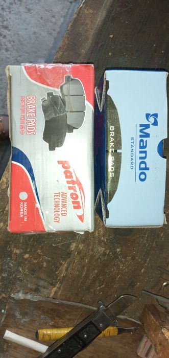 Колодки тормозные на Kia Rio