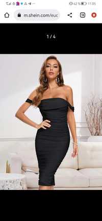 Rochie neagra bandage