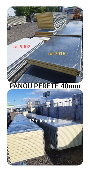 Depozit de panouri tip sandwich și căsuțe la comanda