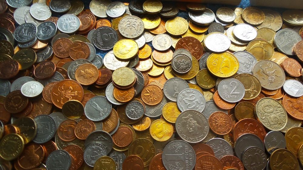 1 kilogram monede = stare excelenta de conservare!