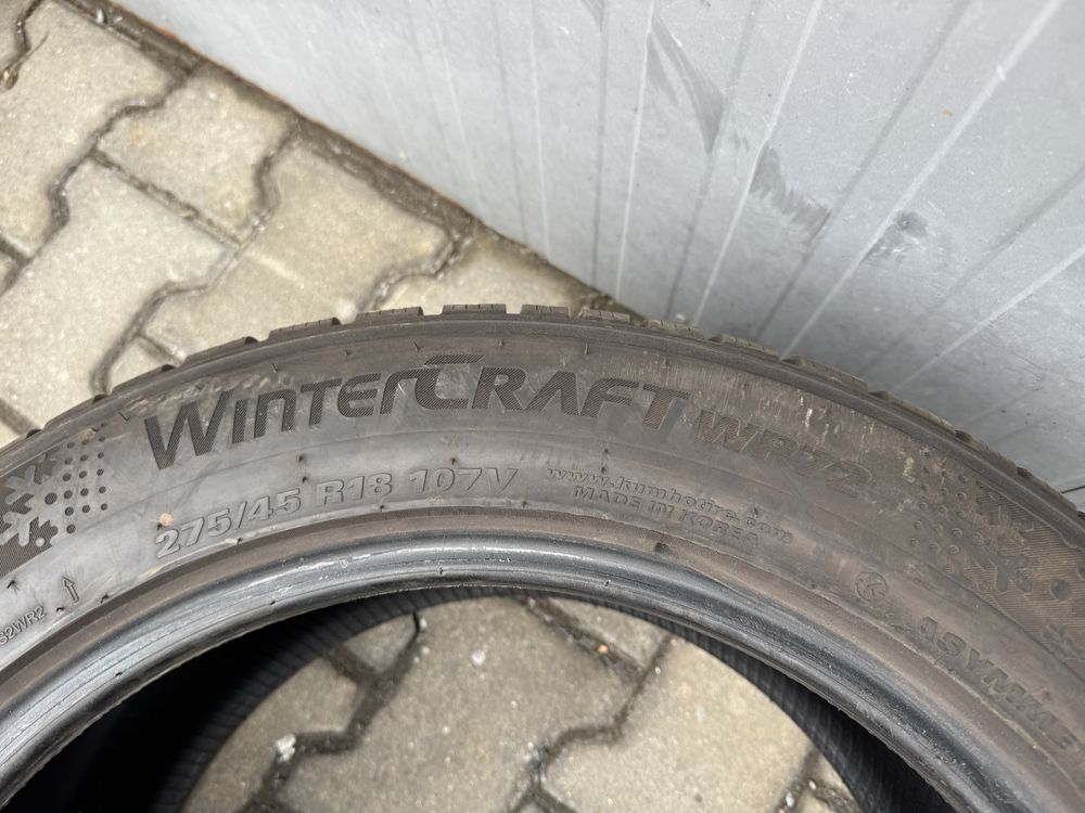 2 бр Зимни Гуми Kumho 275/45/18 Нервзличими от нови
