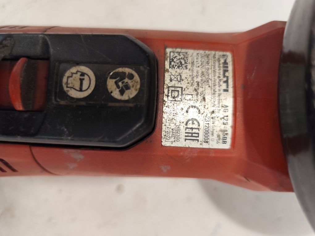 Мощен ъглошлайф Хилти Hilti AG 125- 15DB