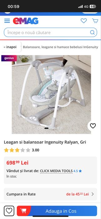 Balansoar bebelusi