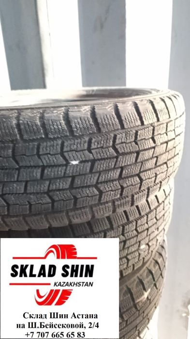 Зимние шины (липучки, шипы) б/у 155/65/13 Европа / Япония