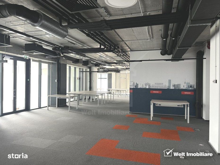 Birouri finisate 353mp in cladire Office, zona Bosch Engeneering