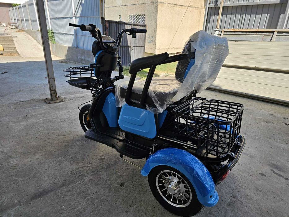 Tricicleta electrica cu 3 locuri FARA PERMIS! Garantie, livrare acasa