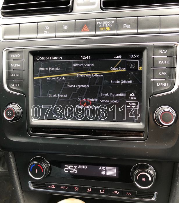 Harta Navigatie Carplay Android Golf Passat Tiguan Skoda ROMANIA 2025