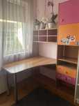 Бюро/и шкаф/детска Neoset,2 бр.матраци 90/200;лампи,офис стол Икеа