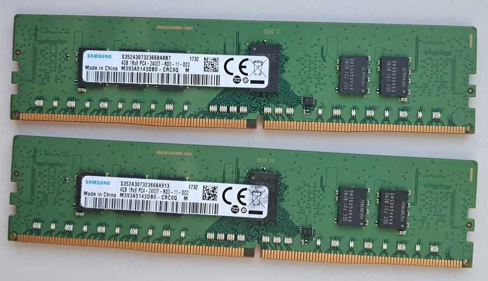 Samsung 2x 4GB DDR 4 server