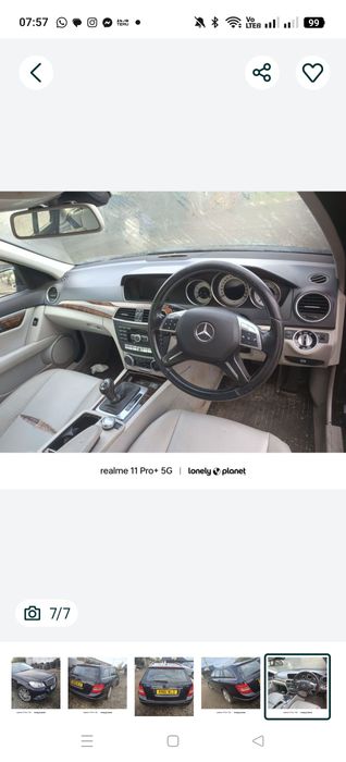 Piese cutie punte spate volan ușa capota bara stop haion Mercedes w204