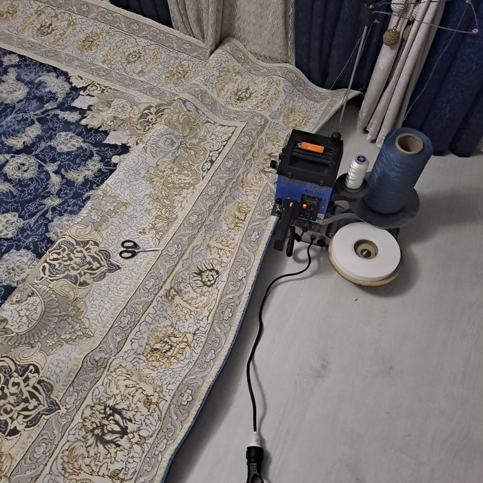 Gilam kesish va tikish