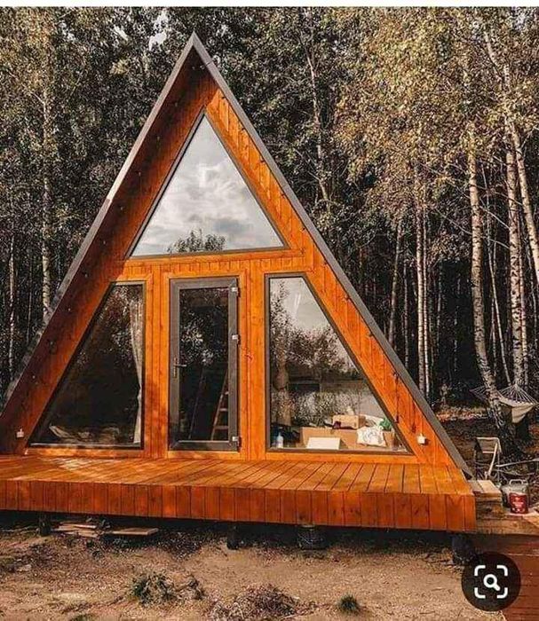 Vand cabana tip A Frame  4.3m x 7m