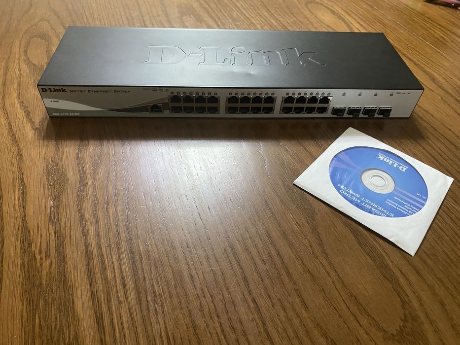 коммутатор D-link DES-1210-28/ME_RFB/B2  не использованный