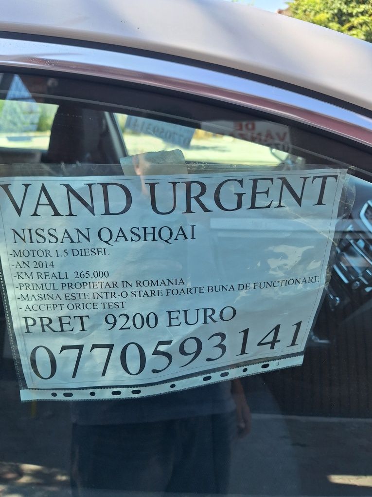 Vand Nissan Qashqai