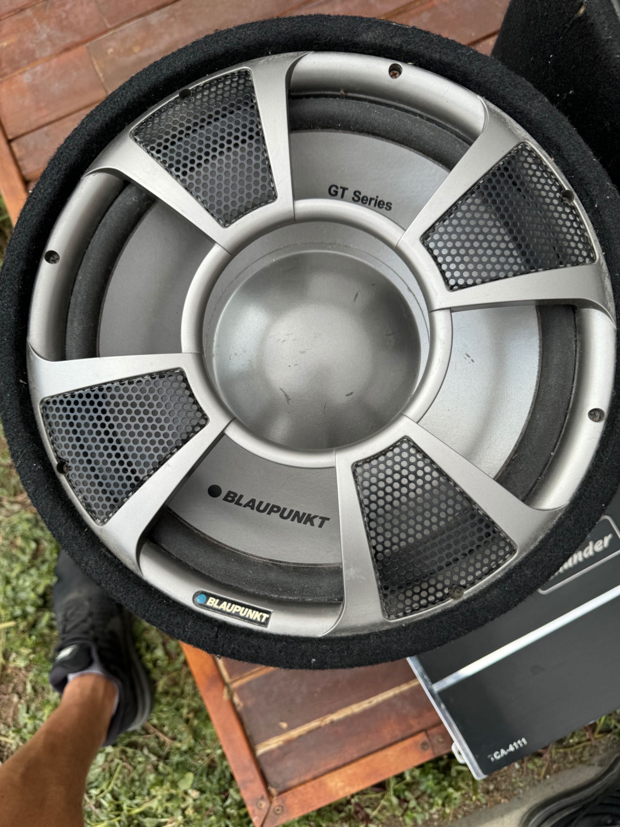 Баскаси Blaupunkt + усилвател Thunder 1800w