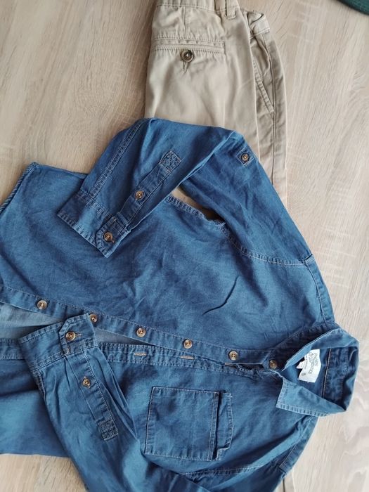 Дънки, панталони, ризи за 7 години, като нови, по 5лв